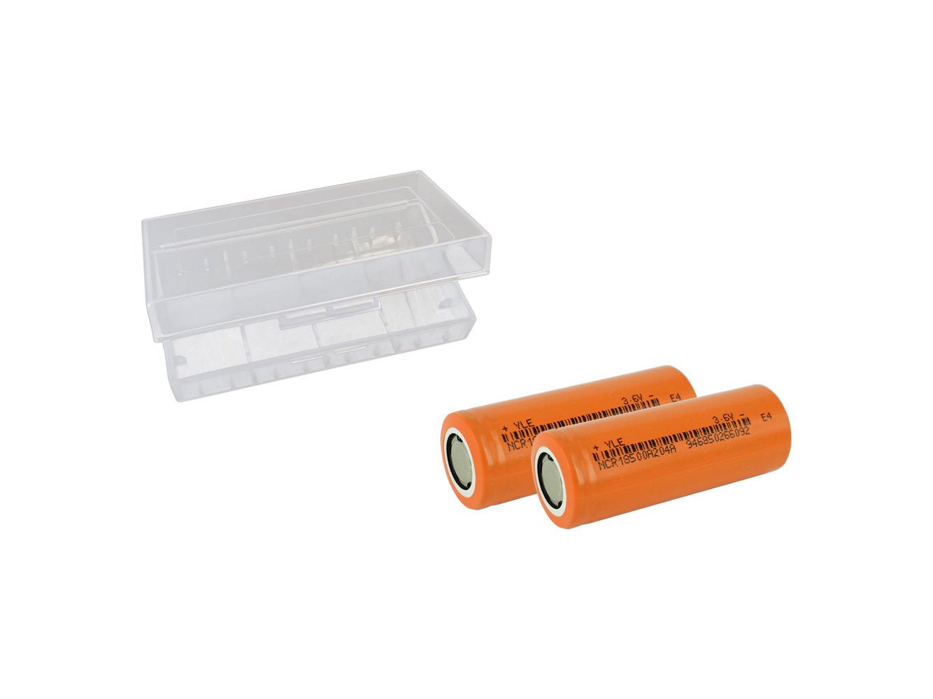 18500 3.6V 2040mAh Rechargeable Battery Cells