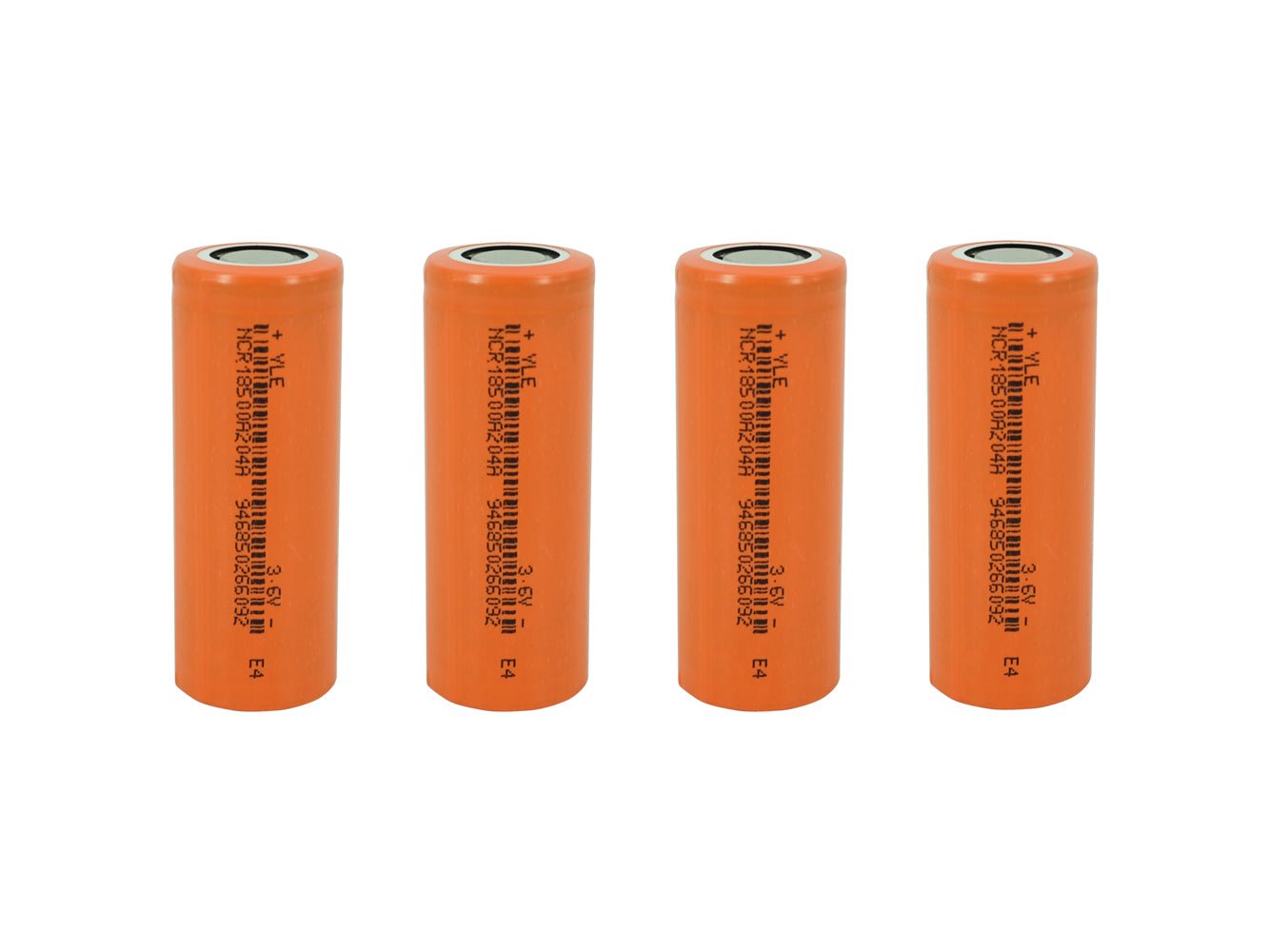 18500 3.6V 2040mAh Rechargeable Battery Cells