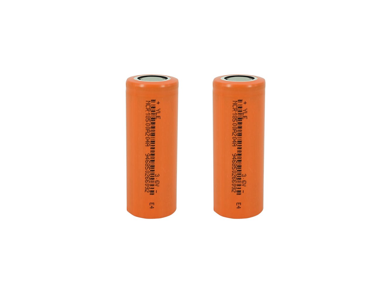 18500 3.6V 2040mAh Rechargeable Battery Cells