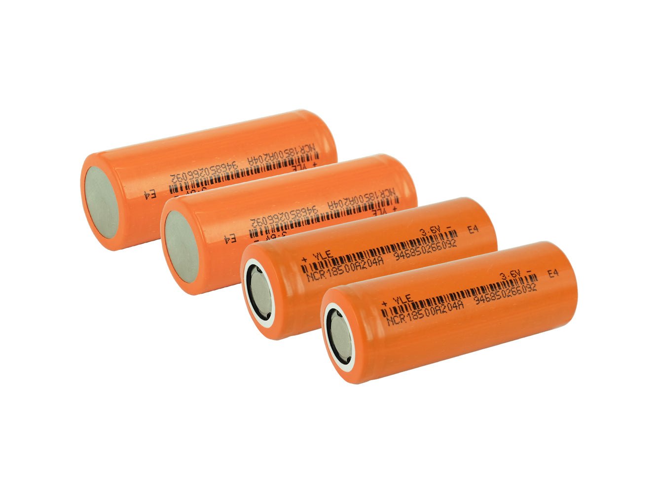 18500 3.6V 2040mAh Rechargeable Battery Cells