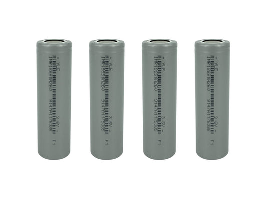 18650 3.6V 2600 mAh Rechargeable Battery Cells