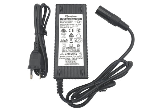 42V 2A Ebike Battery Charger for TranzX BL03, TranzX BL07