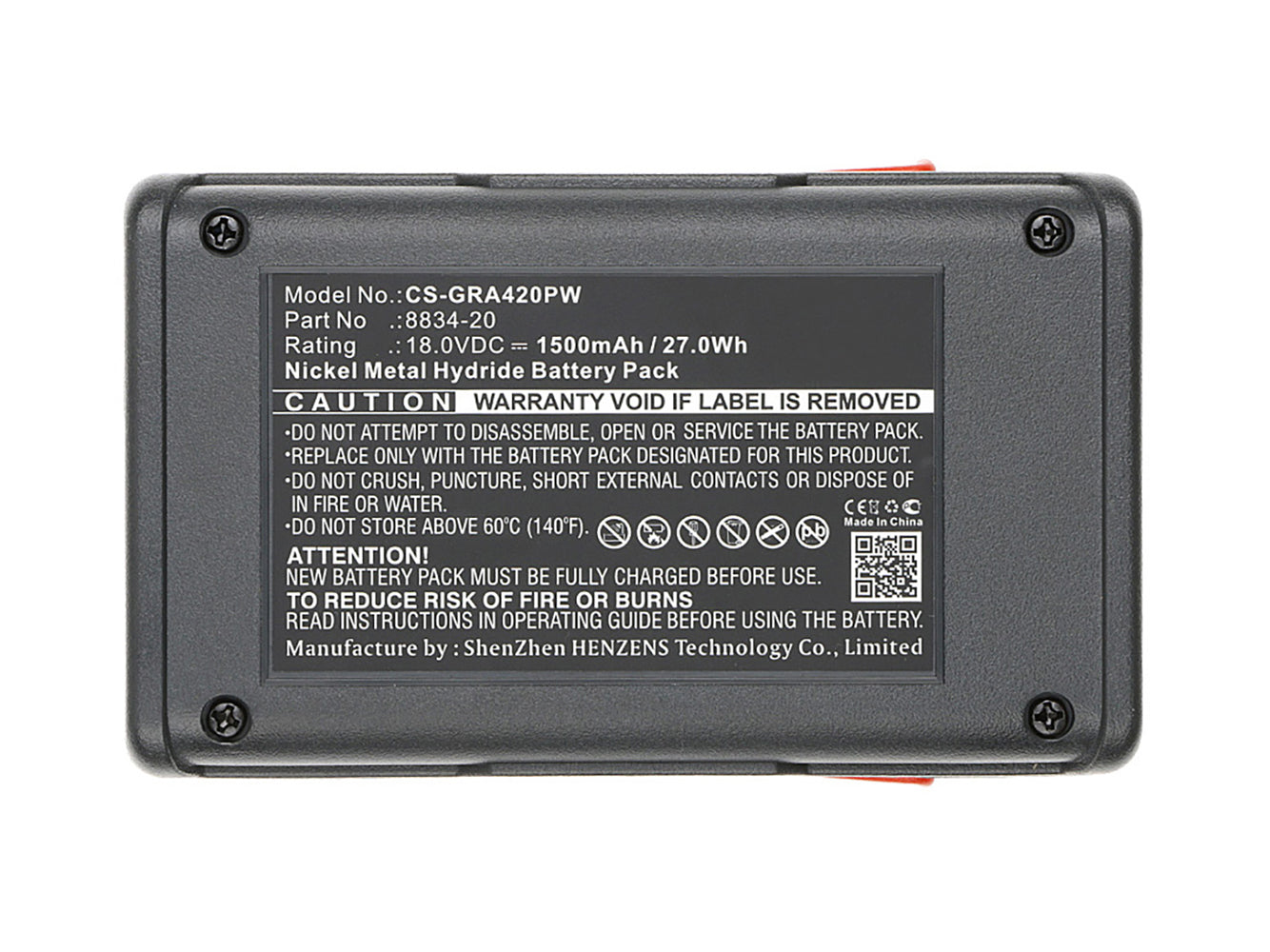 18V 1.5Ah Remplacement de batterie pour tondeuses à gazon Gardena 648844, 648872, EasyCut 42