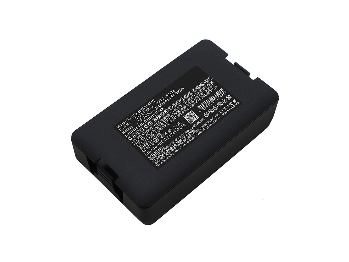 Remplacement de batterie pour tondeuses à gazon Husqvarna 5902142-04, 593 24 72-01