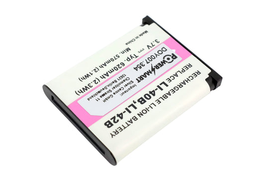 Digital Camera Battery Replacement for PRAKTICA Luxmedia 12-Z4, Luxmedia 12-Z4TS, Luxmedia 12-Z5, Luxmedia 14-04, Luxmedia 14-Z4, Luxmedia 14-Z4 petrol, Luxmedia 14-Z4TS, Luxmedia 14-Z5, Luxmedia 16-Z51