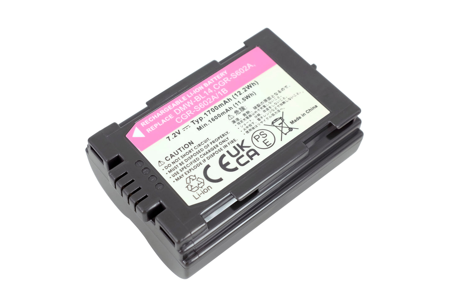 Digital Camera Battery Replacement for PANASONIC Lumix DMC-L1, Lumix DMC-LC Series