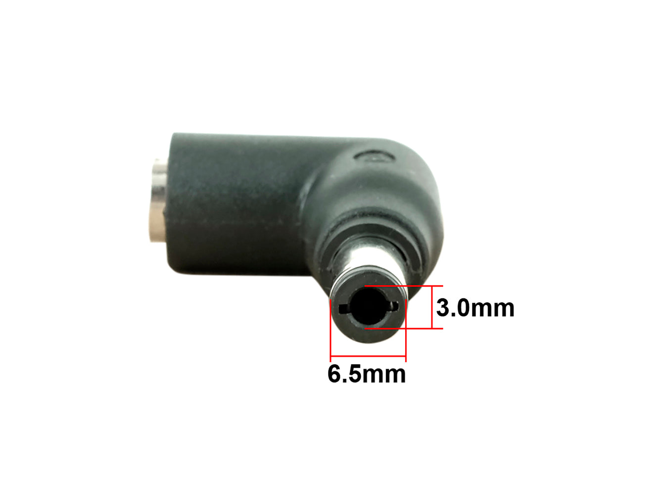 C13 DC Power Connector Plug Tip - 6.5 x 3.0mm Male Connector with 5.5 x 2.5mm Female Jack