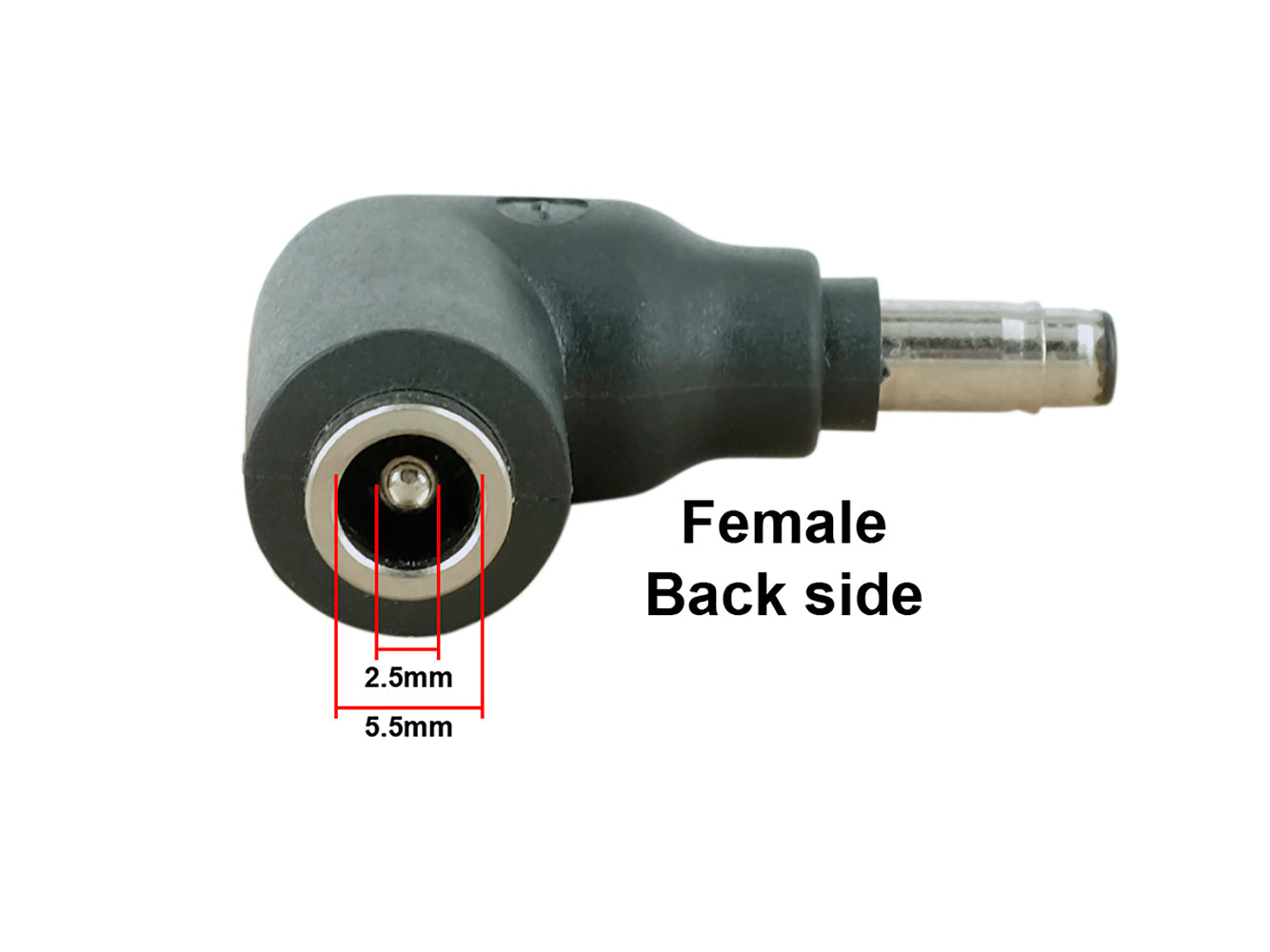 C1 Connector Tip - 4.0 x 1.75mm Male Connector with 5.5 x 2.5mm Female Jack