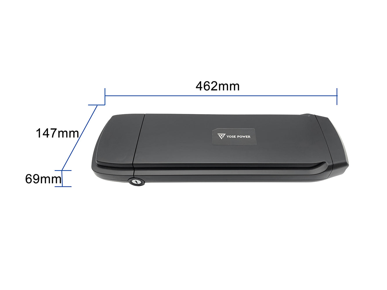 36V 10.4Ah / 385 Wh E-bike Rear Battery with Charger and Holder for Phylion Joycube SF-03 JCEB360-11