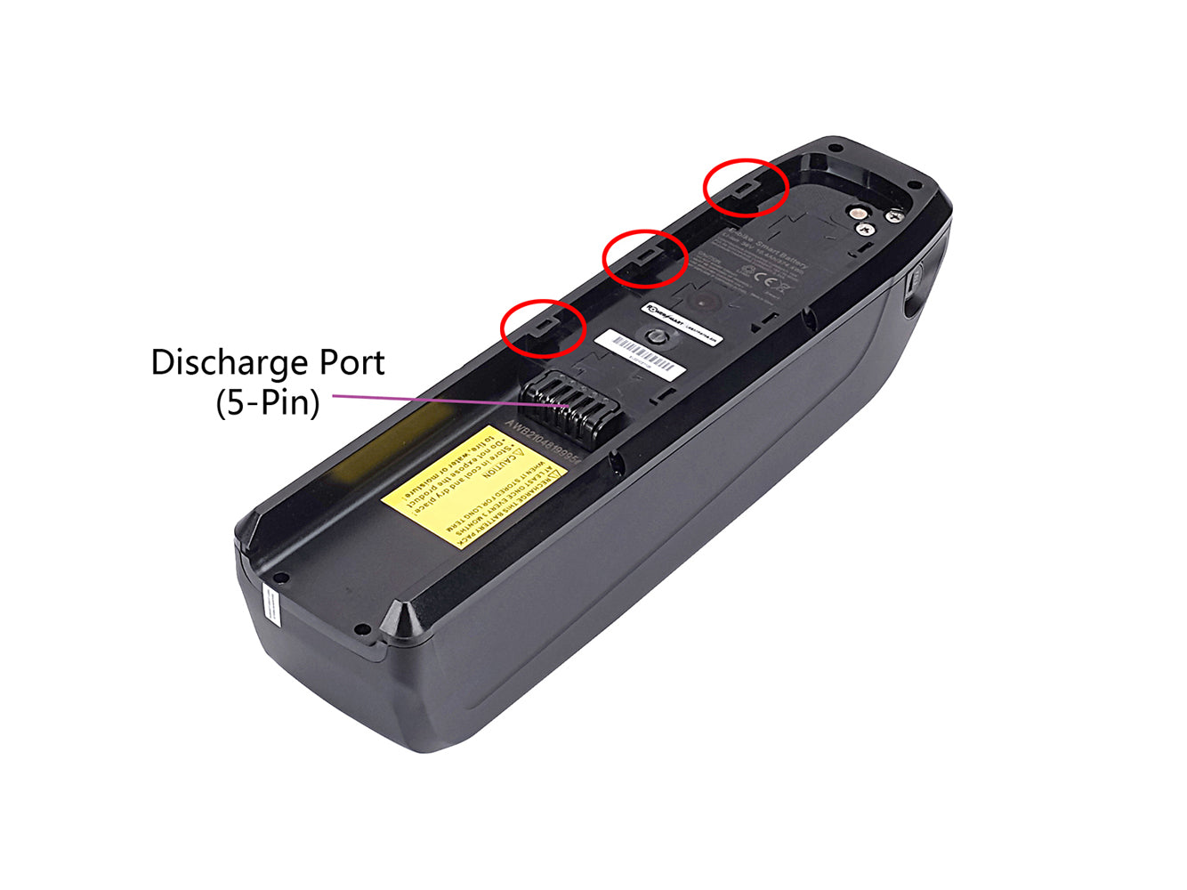 36V 10.4Ah/374.4Wh Battery for Ampere Tourer, DenverBike MTB Bike E3000MM