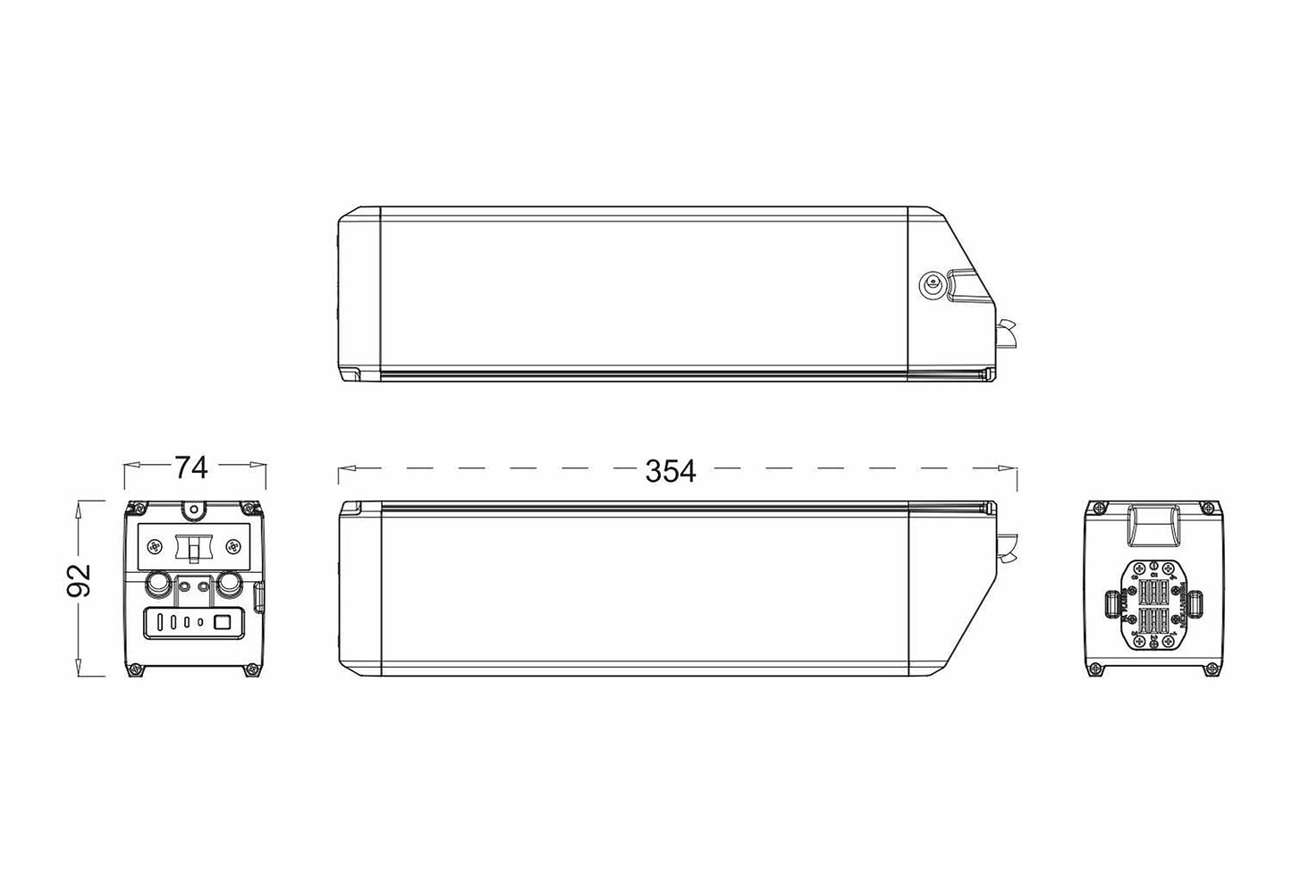 Batterie de remplacement 36 V pour vélo électrique Jeep SUV E-Bike UMM 7000