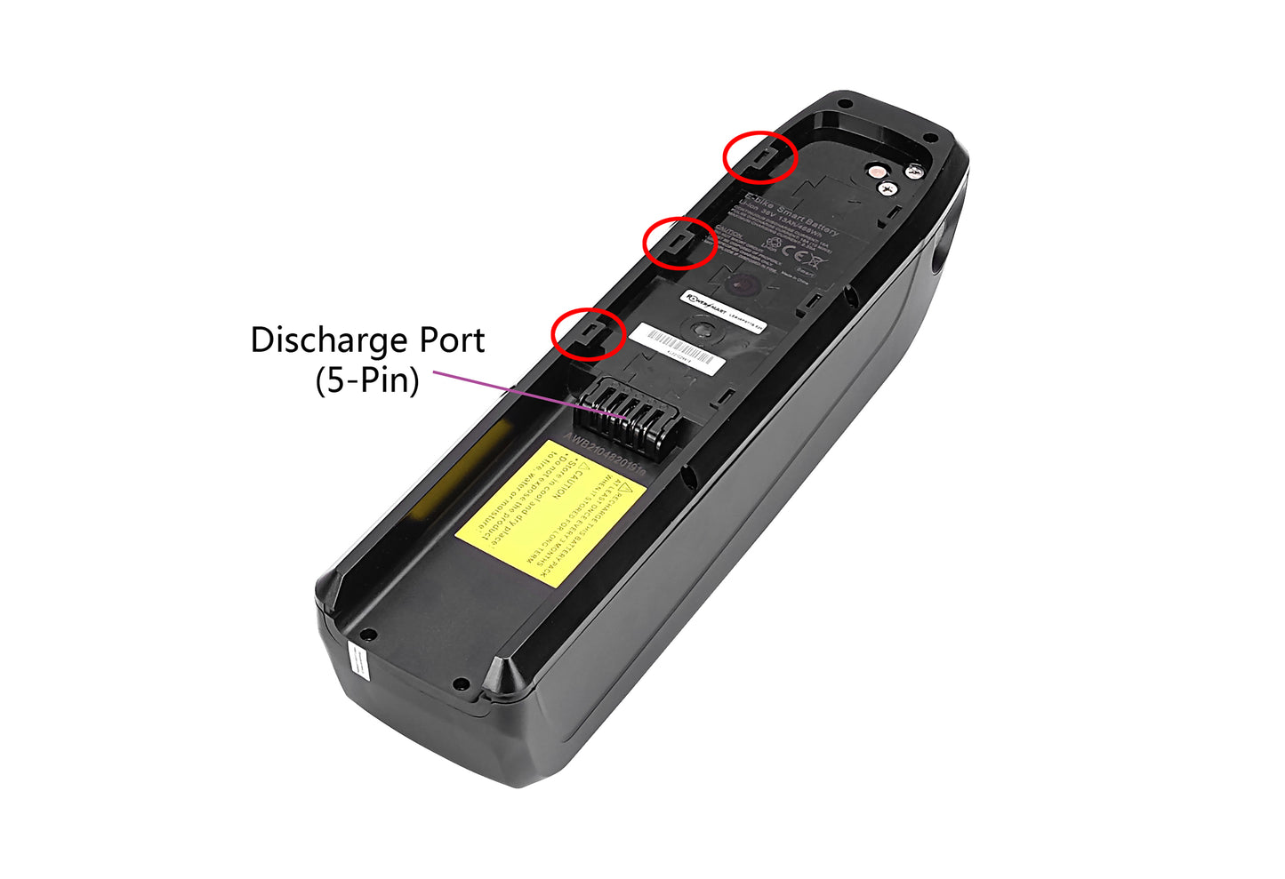 36V 13Ah/468Wh Battery for Ampere Tourer S, DenverBike MTB Bike E3100DT