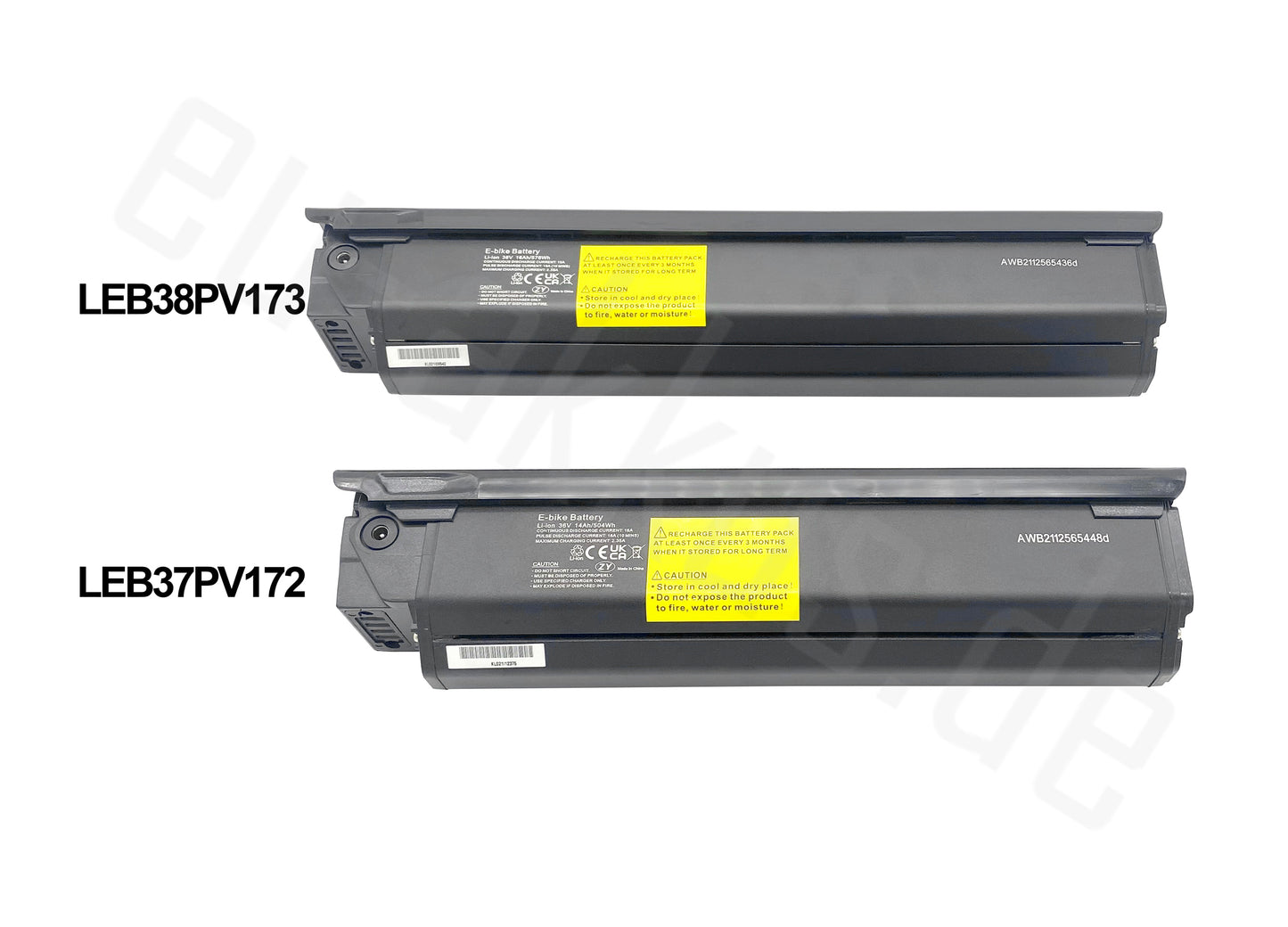 36V 16Ah/576Wh Li-ion Battery for E-Bike