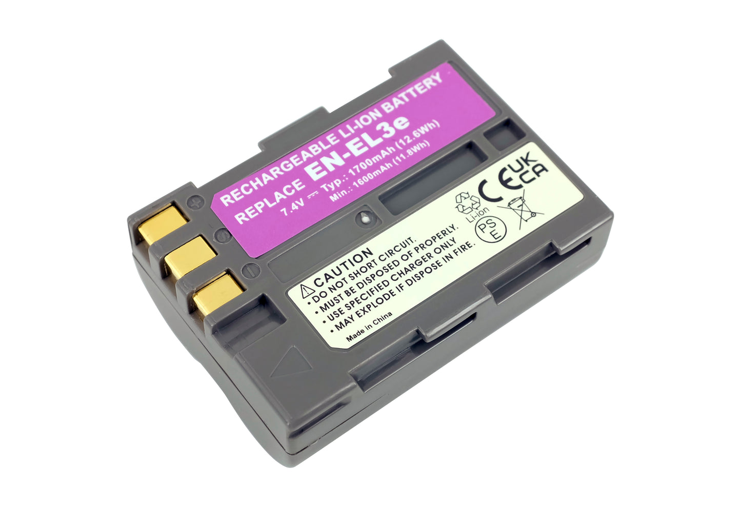 Digital Camera Battery Replacement for NIKON D100, D200, D300, D300s, D50, D70, D70s, D80, D90, DSLR D700