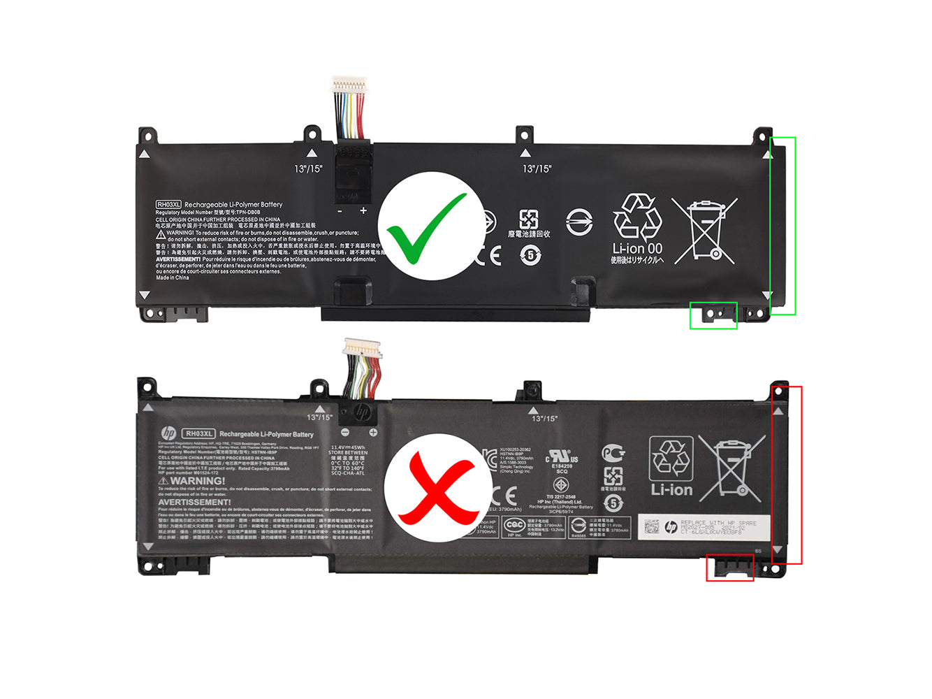 Laptop Battery Replacement for HP TPN-Q517, ZHAN66 Pro A 14 G4, ZHAN66 Pro14 G4