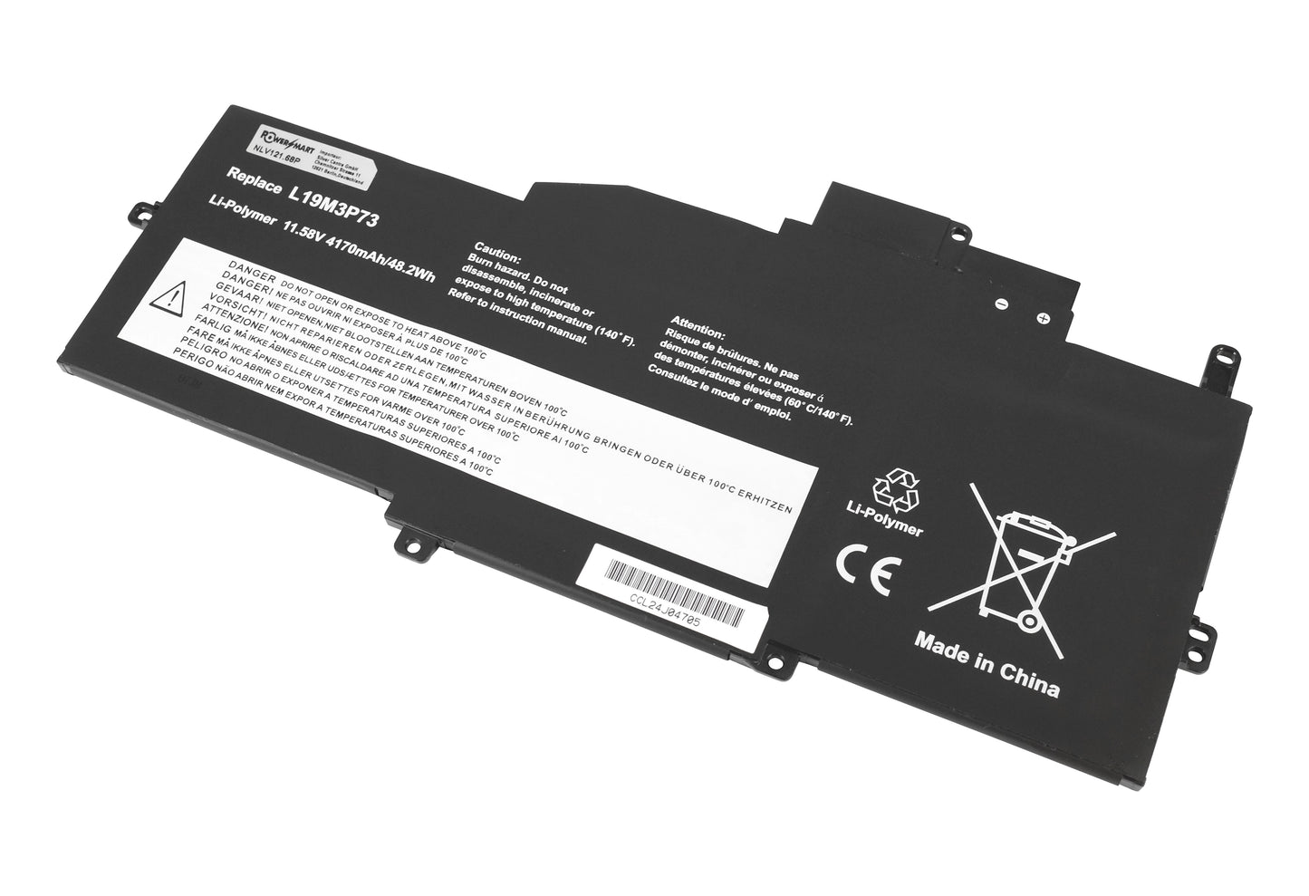 Remplacement de la batterie de l'ordinateur portable LENOVO ThinkPad pour LENOVO ThinkPad X1 Nano Gen 1