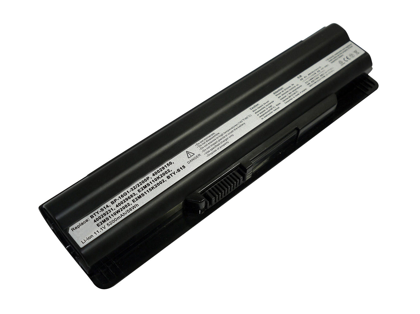 Laptop Battery Replacement for MSI CR650, CX650, FR400, FR600, FR610, FR620, FR700, FX400, FX420, FX600, FX603, FX610, FX620, FX620DX, FX700, GE620, GE620DX