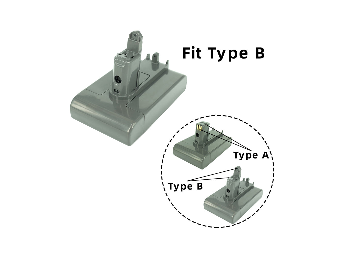 Vacuum Cleaner Replacement for DYSON Dyson DC35, Dyson DC57 Vacuum Cleaner Replacement Battery-3