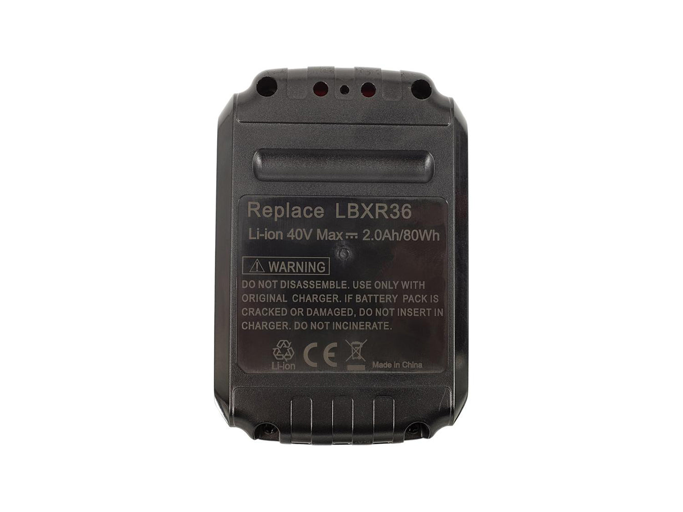 40V Power Tools Battery for BLACK & DECKER GLC3630L20, GTC3655L, GTC3655L20 Max