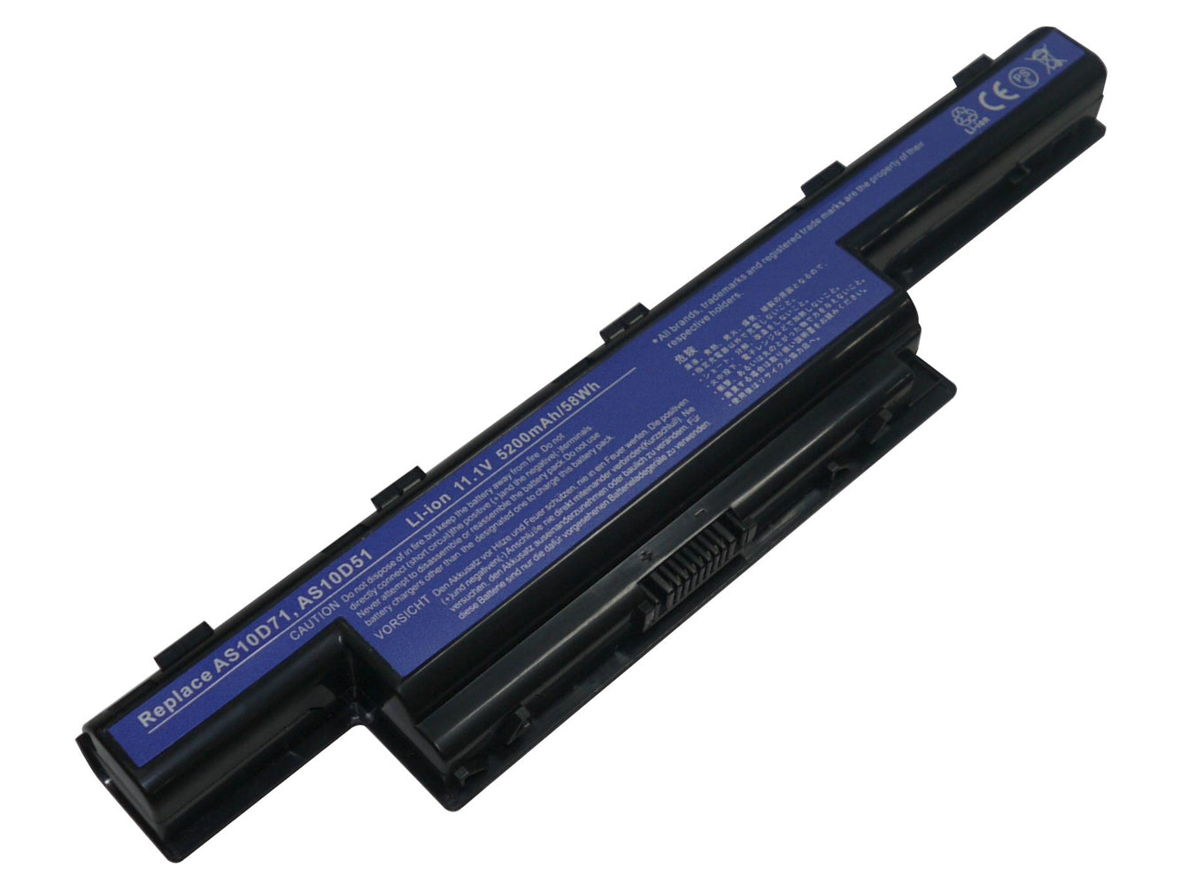 Laptop Battery Replacement for GATEWAY NS41I, NS51I, NV50A, NV51B, NV55C, NV59C, NV73A, GATEWAY NV49, NV53, NV79 Series