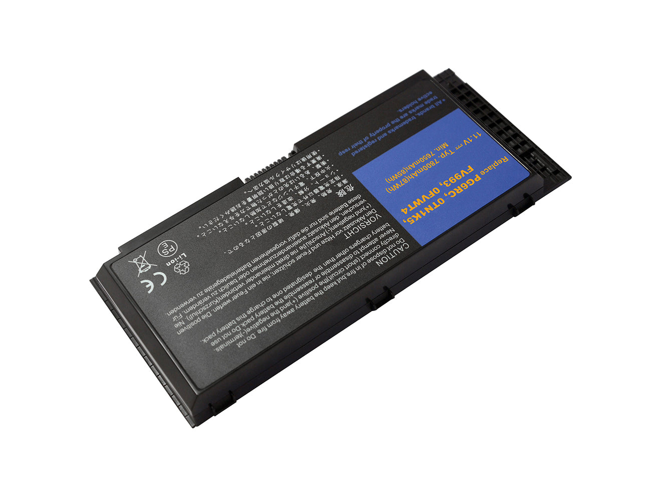 Laptop Battery Replacement for Dell Precision M4600, Precision M4700, Precision M6600, Precision M6700