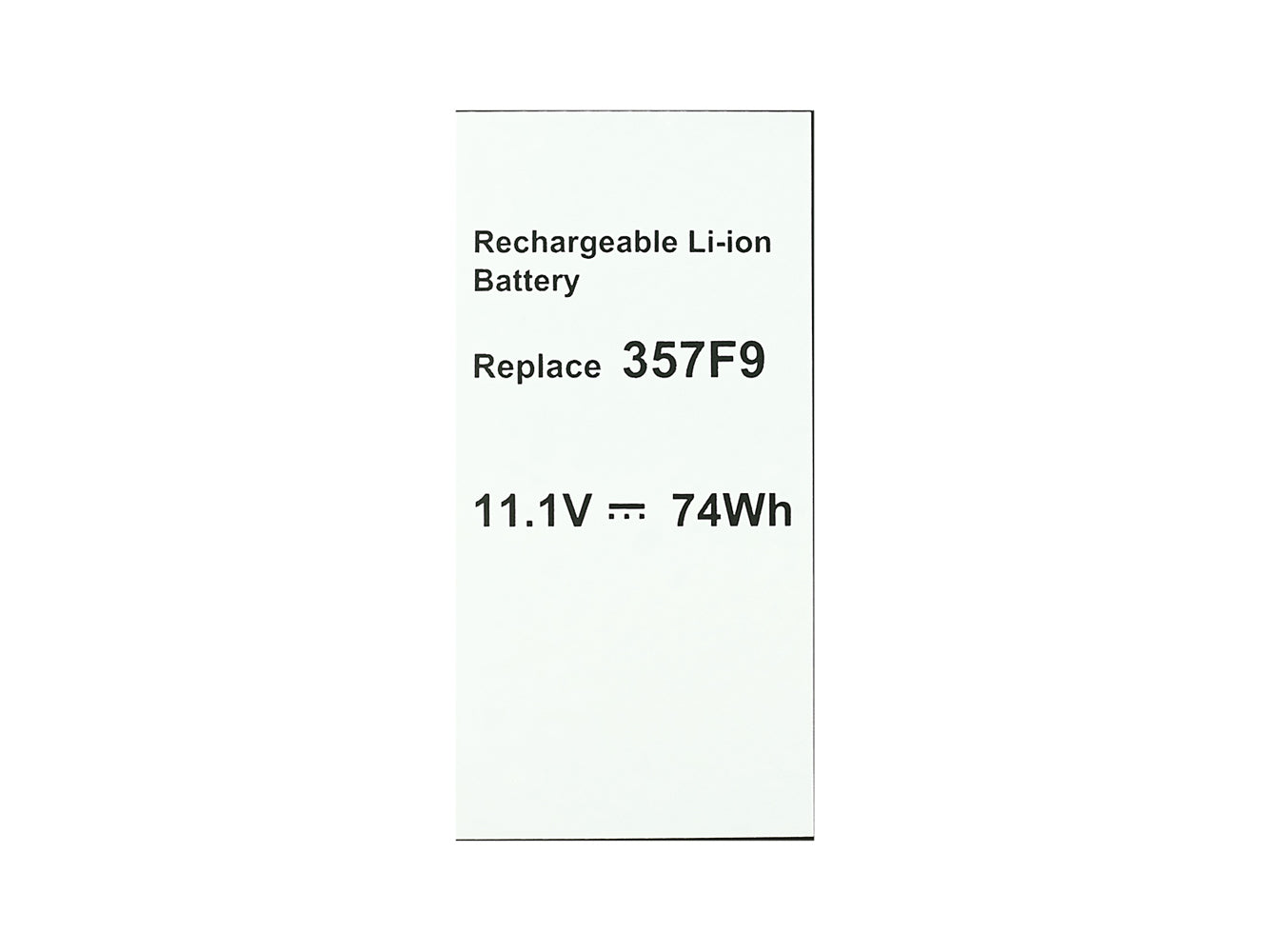 Laptop Battery Replacement for Dell INS15PD-1548B, INS15PD-1548R, INS15PD-1748B, INS15PD-1748R, INS15PD-1848B, INS15PD-2548B