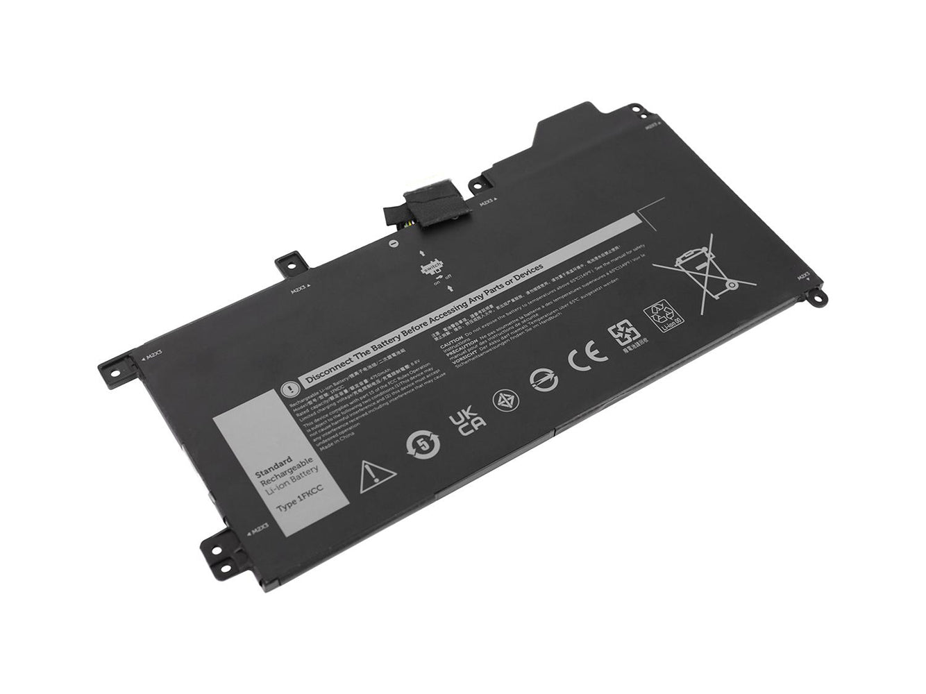 Laptop Battery Replacement for Dell Latitude 7200 2-in-1, Latitude 7210 2-in-1