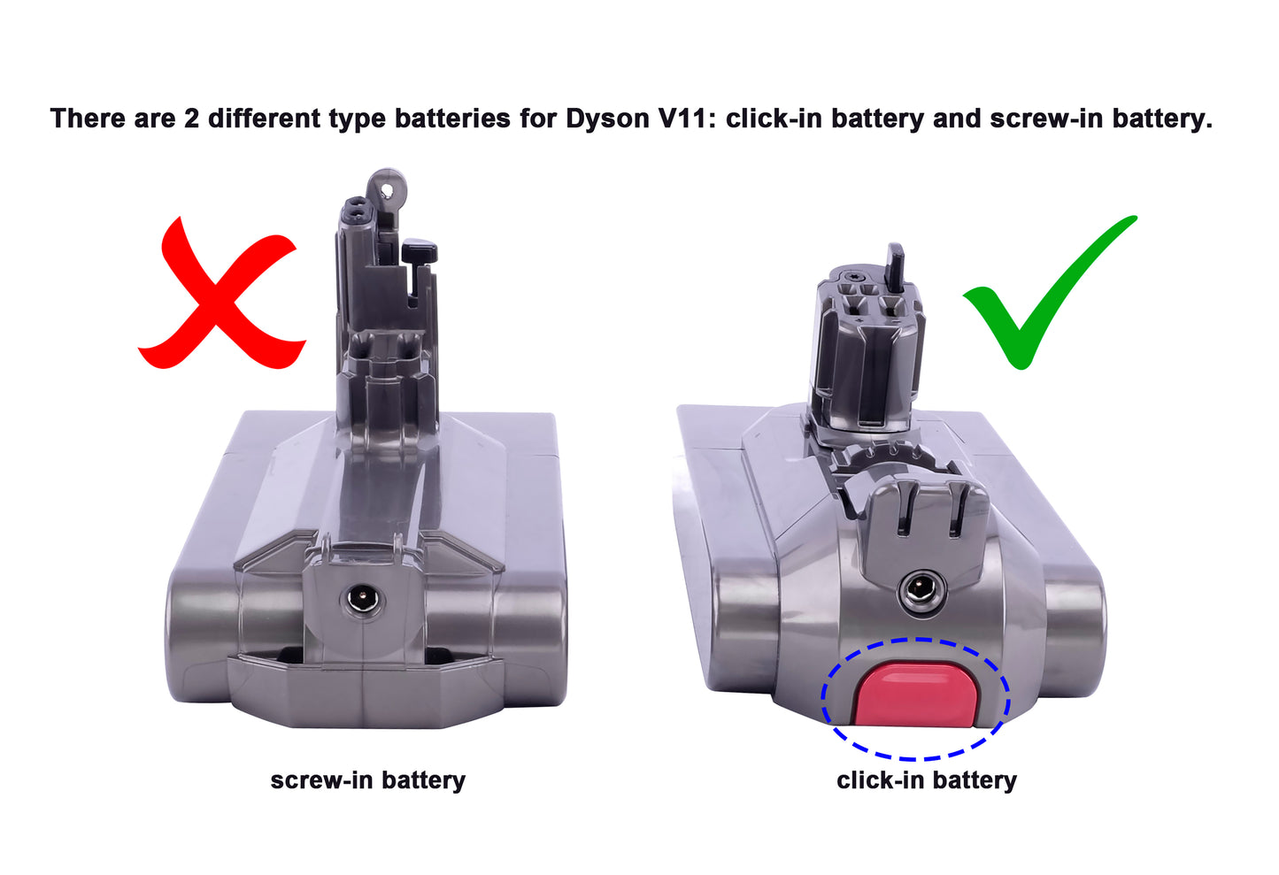 Vacuum Cleaner Battery for DYSON V11 FLUFFY EXTRA Vacuum Cleaner Replacement Battery