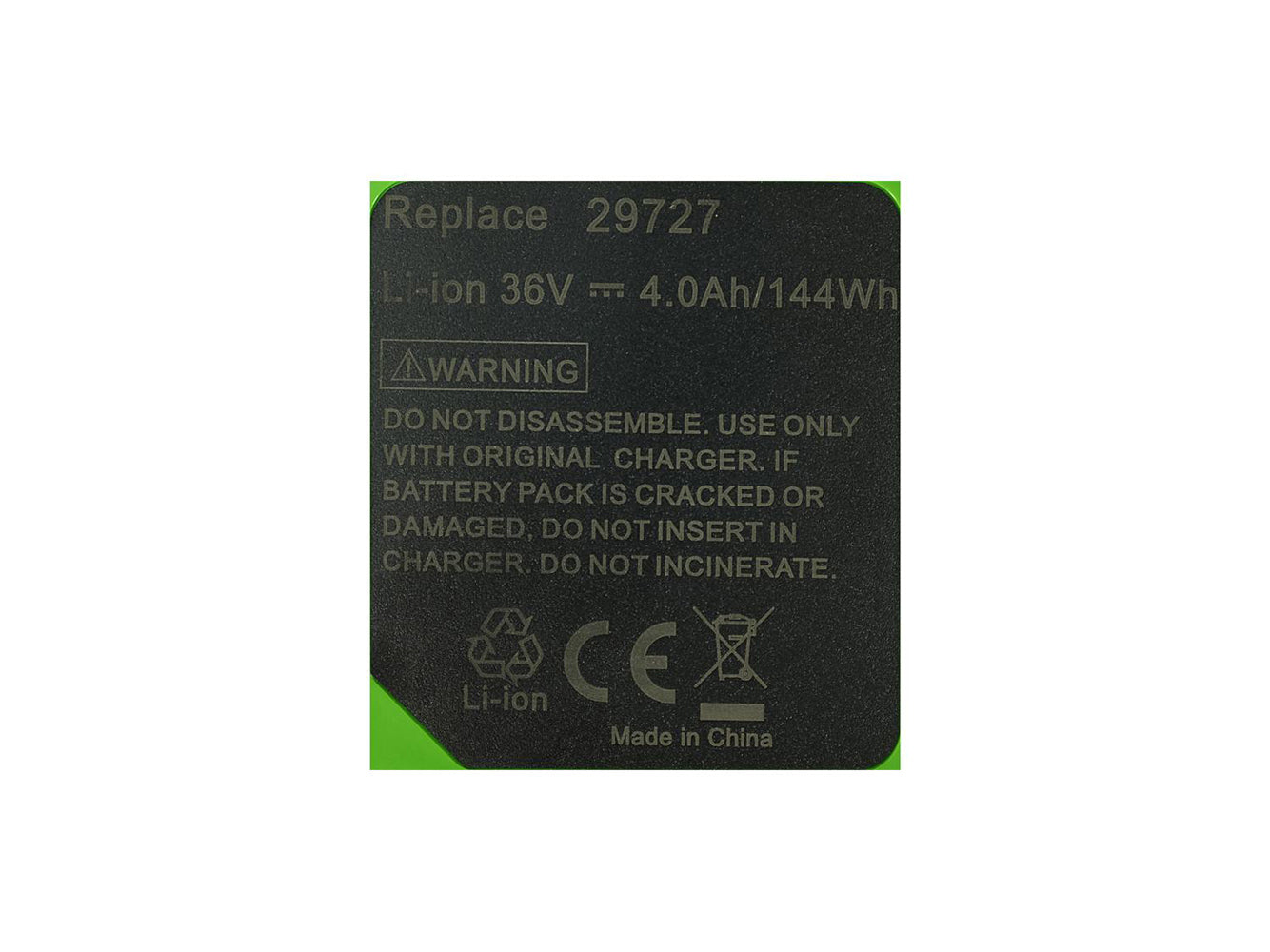 Power Tools Battery Greenworks G40AB, G40AC, G40CS30, G40DT35, G40GC, G40HT Power Tools Replacement Battery